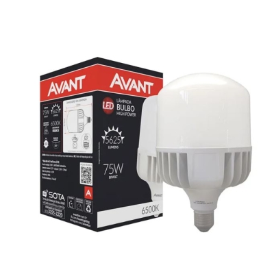 Lâmpada Led Bulbo 75W 6500K Branco Frio Avant