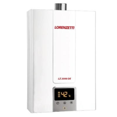 Aquecedor á Gás Digital Bivolt LZ 2000DE GN Lorenzetti 