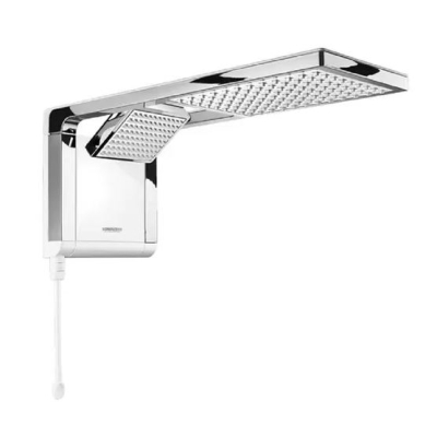 Chuveiro Acqua Duo Branco Cromado 127v 5500w Lorenzetti