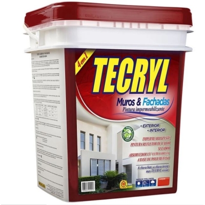 Impermeabilizante P/ Muros e Fachadas 20kg Tecryl