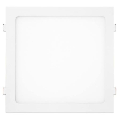 PLAFON EMBUTIR LED LUZ BRANCA 24W QUADRADA