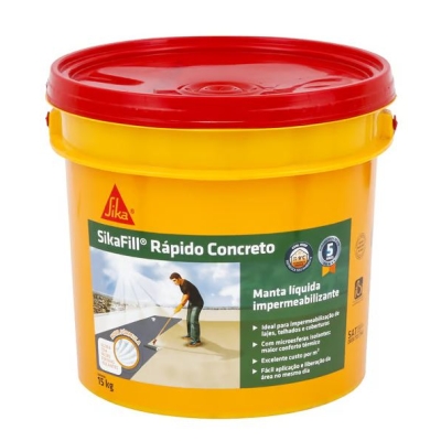 Sikafill Rápido Cinza Concreto 15kg Sika