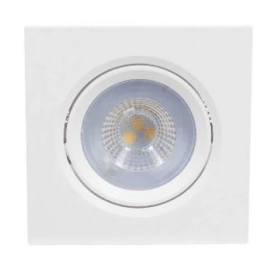 SPOT QUADRADO LED 7W LUZ FRIA