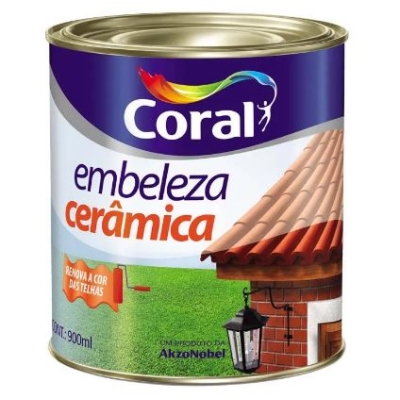 TINTA EMBELEZA CERAMICA 900LML CORAL 