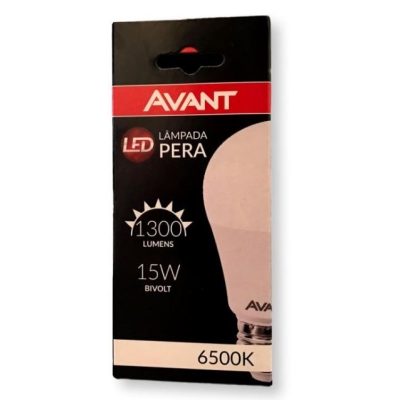 Lâmpada Led Bulbo 15W 6500K Branca Avant 