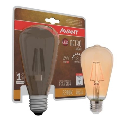 LAMPADA LED AVANT RETRO AMBAR 2W