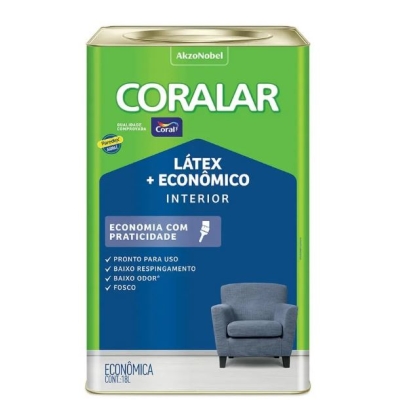 Tinta Paredex Acrílica Branca 18L Coral