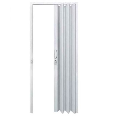 Porta Sanfonada em PVC 210x60cm Branco Neve Polifort