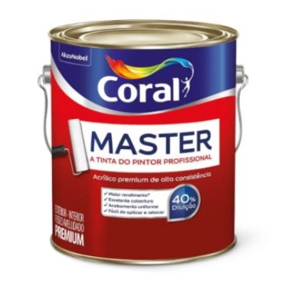 TINTA CORAL MASTER PREMIUM 3,6L TUBARAO BRANCO