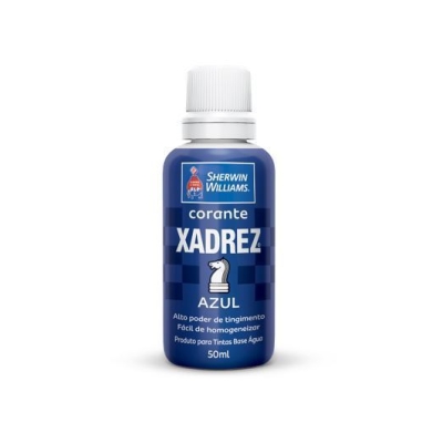 Corante líquido 50ml Azul Xadrez