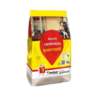 Rejunte Quartzolit P/ Cerâmicas Branco 15Kg 