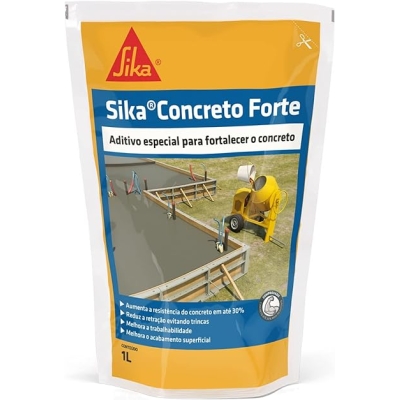 Sika Aditivo líquido 1L Concreto Forte Marrom 