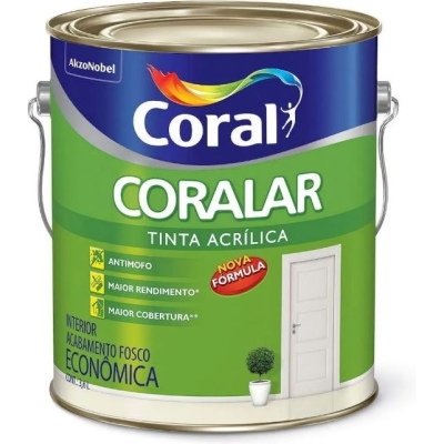 Tinta Coralar Verde Limão 3,6L Coral