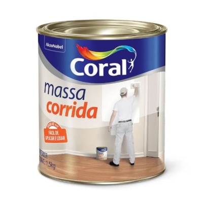 Massa Corrida 1,5kg Coral