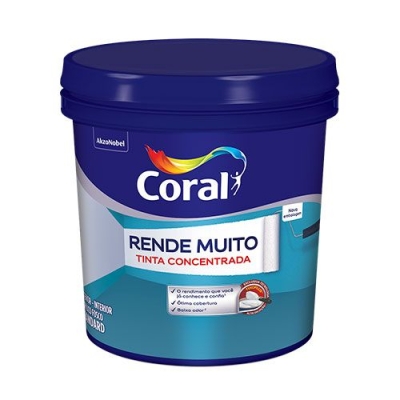 Tinta Acrílica Fosca Rende Muito Branco 15L Coral