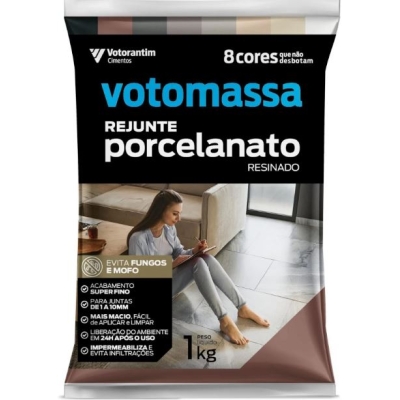 Rejunte Votoran P/ Porcelanato Marrom 1Kg