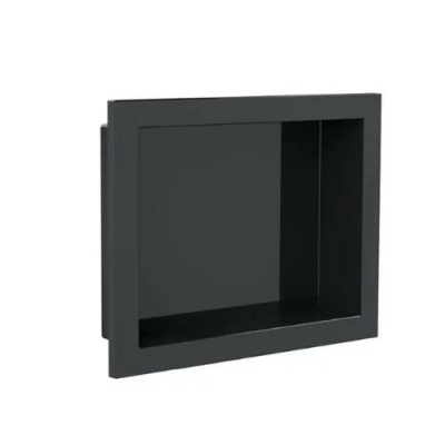 Nicho de Embutir 30X40 Metasul Preto