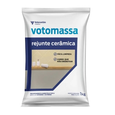 Rejunte Votomassa P/ Cerâmica Preto 1Kg