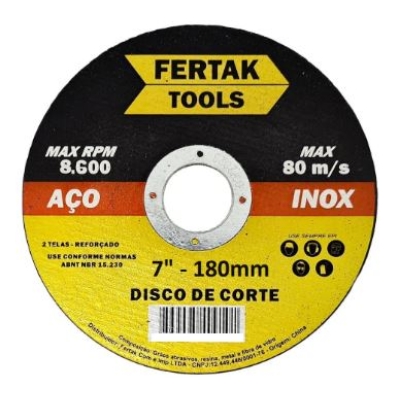 DISCO ACO INOX 7X1/6X7/8