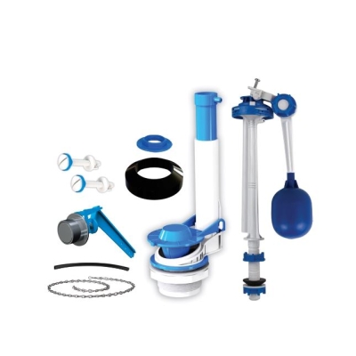 KIT MECANISMO COMPLETO UNIVERSAL P/ CAIXA ACOPLADA